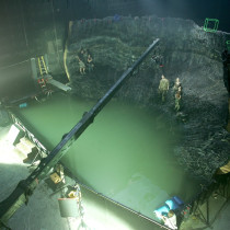 GLOWBIRD GROTTO set - Filming
