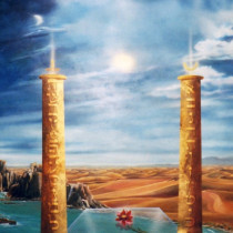 Reiki Center in Otterburn Park 2003 - Painting for the center lobby