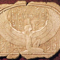 Isis, Toutankhamon tomb, 1994 - For Commercial reproduction purposes, sculpture in plasticine, molded and produced in plaster