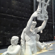 APOLLO STATUE	Sculpted in styro foam coated with spayed plaster. Sculptors: Paul Colpron, Mao Clavet, Linda Bicari, Lucie Fournier, Fabrice Lapa