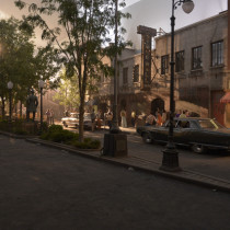 Christopher Street has been rebuilt, reproduced and shot at Alstom workshop in Montreal