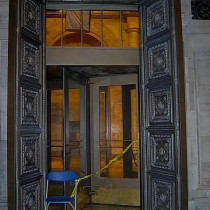 EXTERIOR MANHATAN set - Door ornementation clay model, molded and produced in plastic