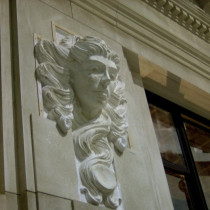 SHIP set - Sculpture in clay by Annie Verdon, molded and produced in plaster - four copies