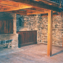 THE SCORE, 2000 - Plaster stone work as well as chimney mantle